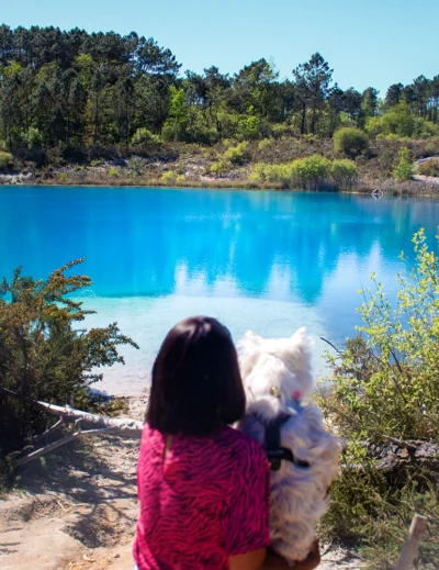 Les lacs bleus de Charente randonnée avec son chien GUIZENGEARD TOUVERAC