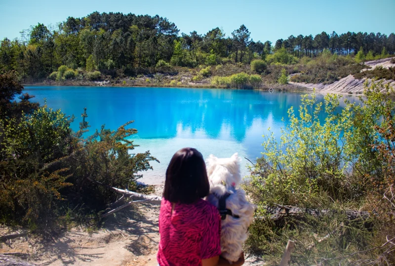 Les lacs bleus de Charente randonnée avec son chien GUIZENGEARD TOUVERAC